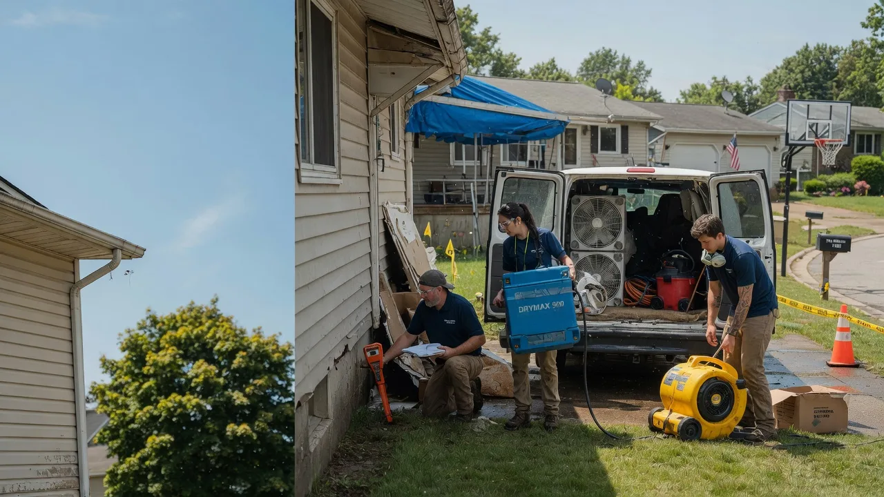 Ceiling Leak Cleanup in Dunkerton, IA near me